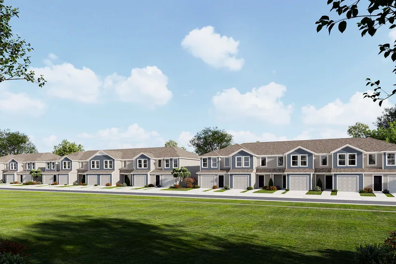 Bay Springs Townhomes, obra nueva en DeFuniak Springs, Florida